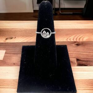 Snow-Capped Mountain Ring 925 Sterling Silver